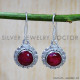 Ruby 925 Sterling Silver Earrings (SJWE-713) Ruby 925 Sterling Silver Earrings (SJWE-713)