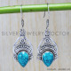 Turquoise 925 Sterling Silver Earrings (SJWE-72) Turquoise 925 Sterling Silver Earrings (SJWE-72)