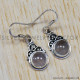 Rose Quartz 925 Sterling Silver Earrings (SJWE-73) Rose Quartz 925 Sterling Silver Earrings (SJWE-73)