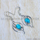 Turquoise 925 Sterling Silver Earrings (SJWE-743) Turquoise 925 Sterling Silver Earrings (SJWE-743)
