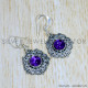 Amethyst 925 Sterling Silver Earrings (SJWE-746) Amethyst 925 Sterling Silver Earrings (SJWE-746)