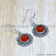 Carnelian 925 Sterling Silver Earrings (SJWE-770)