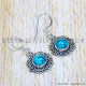 Turquoise 925 Sterling Silver Earrings (SJWE-771)