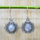 Rainbow Moonstone 925 Sterling Silver Earrings (SJWE-772)