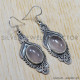 Rose Quartz 925 Sterling Silver Earrings (SJWE-78) Rose Quartz 925 Sterling Silver Earrings (SJWE-78)