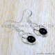 Black Onyx 925 Sterling Silver Earrings (SJWE-793)