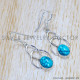 Turquoise 925 Sterling Silver Earrings (SJWE-794)