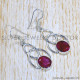 Ruby 925 Sterling Silver Earrings (SJWE-799)