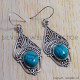 Turquoise 925 Sterling Silver Earrings (SJWE-80) Turquoise 925 Sterling Silver Earrings (SJWE-80)