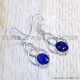 Sapphire 925 Sterling Silver Earrings (SJWE-802)