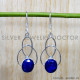 Sapphire 925 Sterling Silver Earrings (SJWE-802)