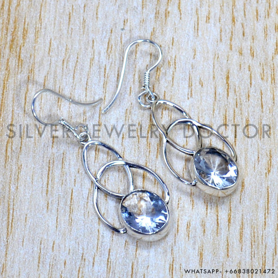 925 Sterling Silver Earrings (SJWE-804)