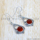 Carnelian 925 Sterling Silver Earrings (SJWE-814)