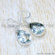 Green Amethyst 925 Sterling Silver Earrings (SJWE-819)