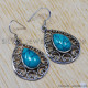 Turquoise 925 Sterling Silver Earrings (SJWE-82) Turquoise 925 Sterling Silver Earrings (SJWE-82)
