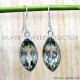 Green Amethyst 925 Sterling Silver Earrings (SJWE-824)