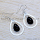 Black Onyx 925 Sterling Silver Earrings (SJWE-838)