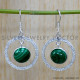 Malachite 925 Sterling Silver Earrings (SJWE-848)