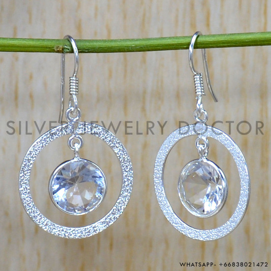 925 Sterling Silver Earrings (SJWE-849)