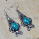 Turquoise 925 Sterling Silver Earrings (SJWE-85) Turquoise 925 Sterling Silver Earrings (SJWE-85)