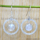 Rainbow Moonstone 925 Sterling Silver Earrings (SJWE-855)