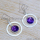 Amethyst 925 Sterling Silver Earrings (SJWE-856)