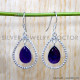 Amethyst 925 Sterling Silver Earrings (SJWE-863)