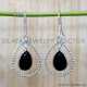 Black Onyx 925 Sterling Silver Earrings (SJWE-867)