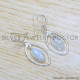 Rainbow Moonstone 925 Sterling Silver Earrings (SJWE-875)