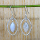 Rainbow Moonstone 925 Sterling Silver Earrings (SJWE-875)