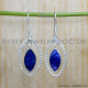 Sapphire 925 Sterling Silver Earrings (SJWE-876)