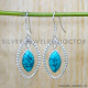 Turquoise 925 Sterling Silver Earrings (SJWE-877)