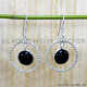 Black Onyx 925 Sterling Silver Earrings (SJWE-886)