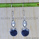 Sapphire 925 Sterling Silver Earrings (SJWE-89) Sapphire 925 Sterling Silver Earrings (SJWE-89)