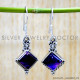 Amethyst 925 Sterling Silver Earrings (SJWE-907)