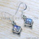 Rainbow Moonstone 925 Sterling Silver Earrings (SJWE-909)