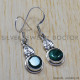 Emerald 925 Sterling Silver Earrings (SJWE-92) Emerald 925 Sterling Silver Earrings (SJWE-92)