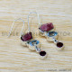 Ruby 925 Sterling Silver Earrings (SJWE-922) Ruby 925 Sterling Silver Earrings (SJWE-922)