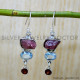 Ruby 925 Sterling Silver Earrings (SJWE-922) Ruby 925 Sterling Silver Earrings (SJWE-922)