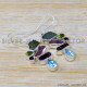 Aquamarine 925 Sterling Silver Earrings (SJWE-924) Aquamarine 925 Sterling Silver Earrings (SJWE-924)