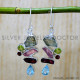 Aquamarine 925 Sterling Silver Earrings (SJWE-924) Aquamarine 925 Sterling Silver Earrings (SJWE-924)