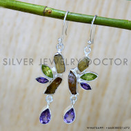 925 Sterling Silver Earrings (SJWE-925) 925 Sterling Silver Earrings (SJWE-925)
