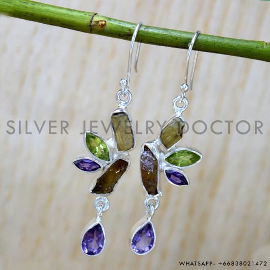 925 Sterling Silver Earrings (SJWE-925) 925 Sterling Silver Earrings (SJWE-925)