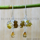 Citrine 925 Sterling Silver Earrings (SJWE-928)
