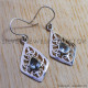 Blue Topaz 925 Sterling Silver Earrings (SJWE-93) Blue Topaz 925 Sterling Silver Earrings (SJWE-93)