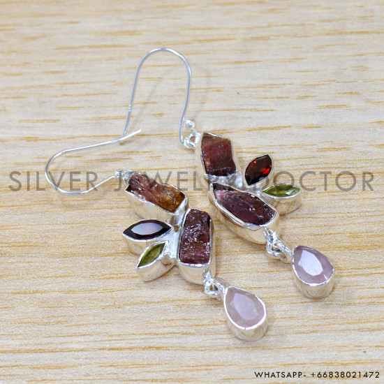 925 Sterling Silver Earrings (SJWE-930)