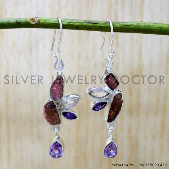 925 Sterling Silver Earrings (SJWE-932)