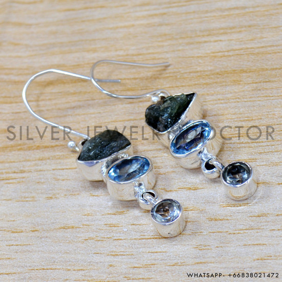 925 Sterling Silver Earrings (SJWE-933)