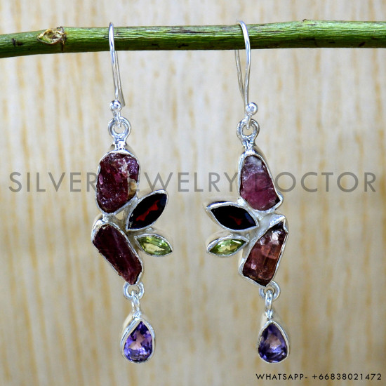 925 Sterling Silver Earrings (SJWE-935)