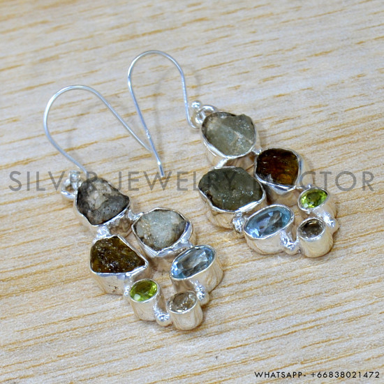 925 Sterling Silver Earrings (SJWE-937)